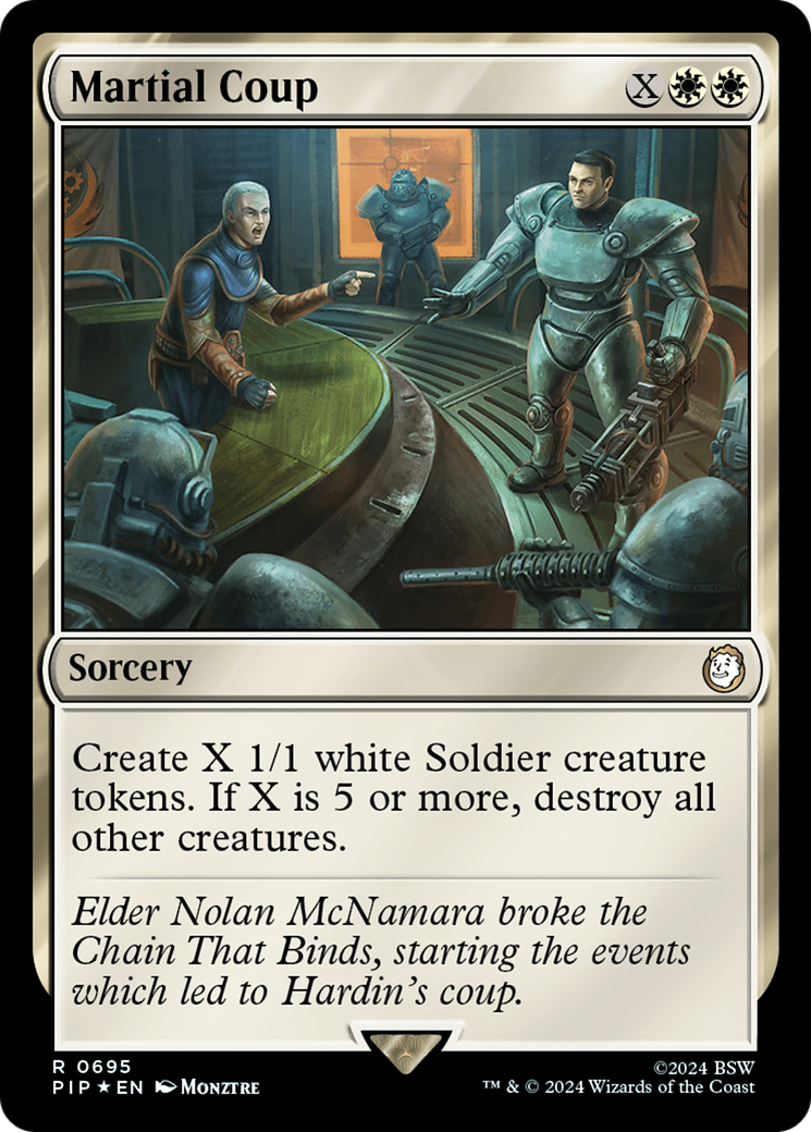 Image of Martial Coup (Surge Foil) (PIP-695) - Fallout Foil