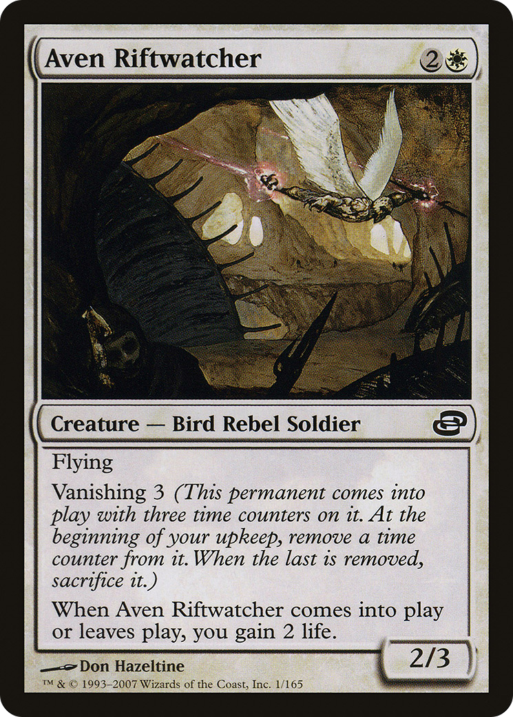 Image of Aven Riftwatcher (PLC-001) - Planar Chaos Foil