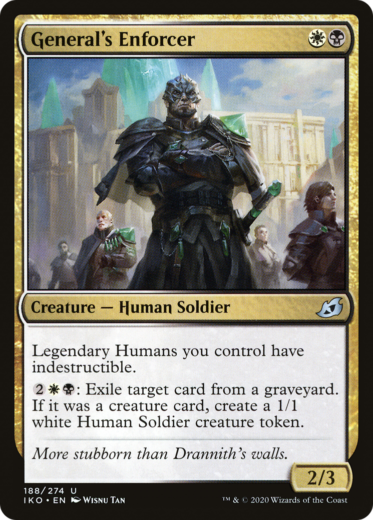Image of General's Enforcer (IKO-188) - Ikoria: Lair of Behemoths Foil