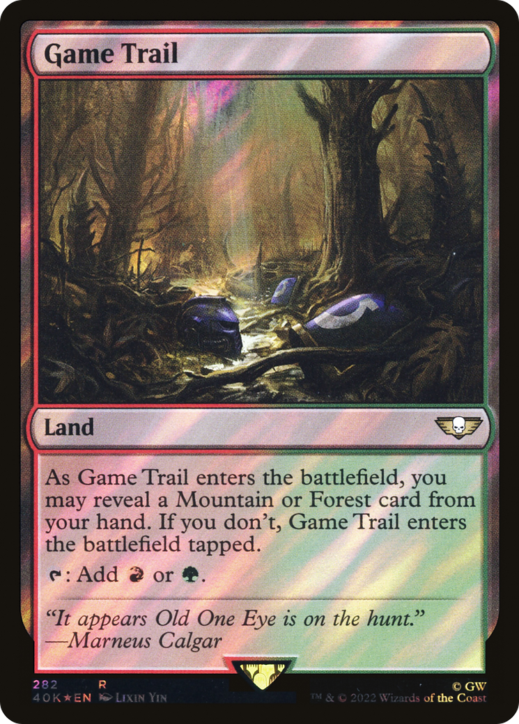 Image of Game Trail (Surge Foil) (40K-282) - Warhammer 40,000 Commander Foil