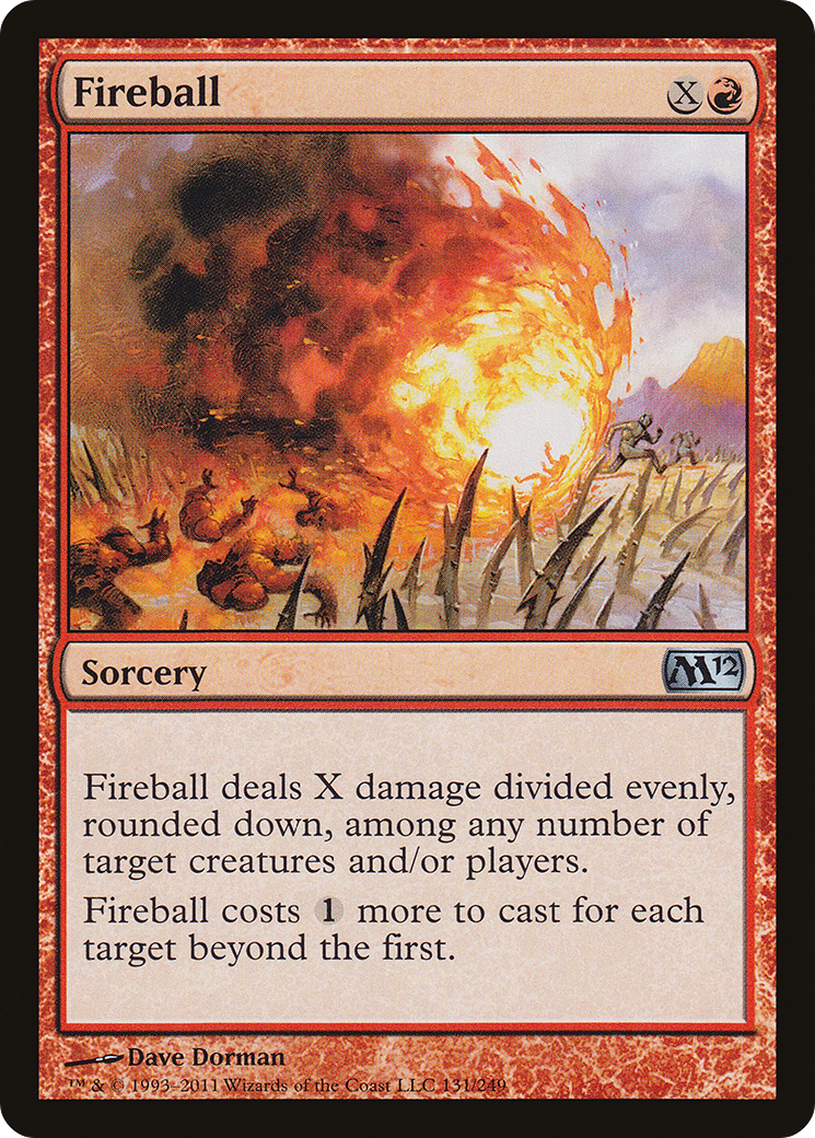 Image of Fireball (M12-131) - Magic 2012 Foil