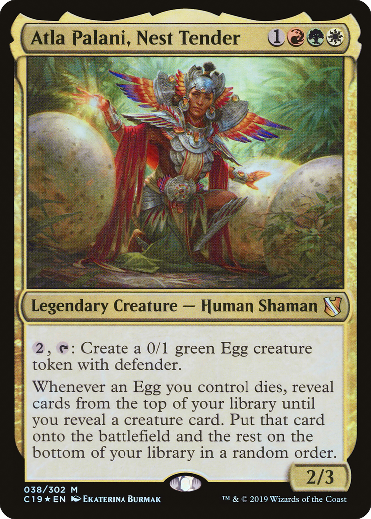 Image of Atla Palani, Nest Tender (C19-038) - Commander 2019 Foil