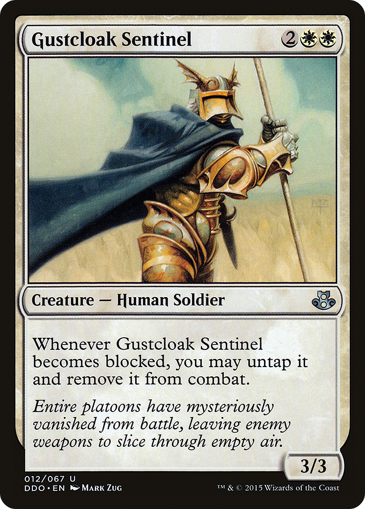 Image of Gustcloak Sentinel (DDO-012) - Duel Decks: Elspeth vs. Kiora