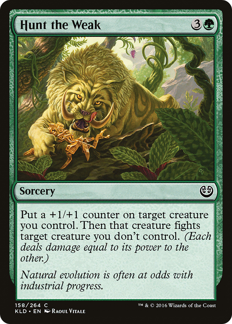 Image of Hunt the Weak (KLD-158) - Kaladesh