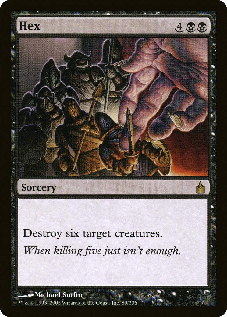 Image of Hex (RAV-089) - Ravnica: City of Guilds Foil