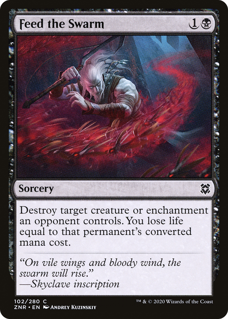 Image of Feed the Swarm (ZNR-102) - Zendikar Rising