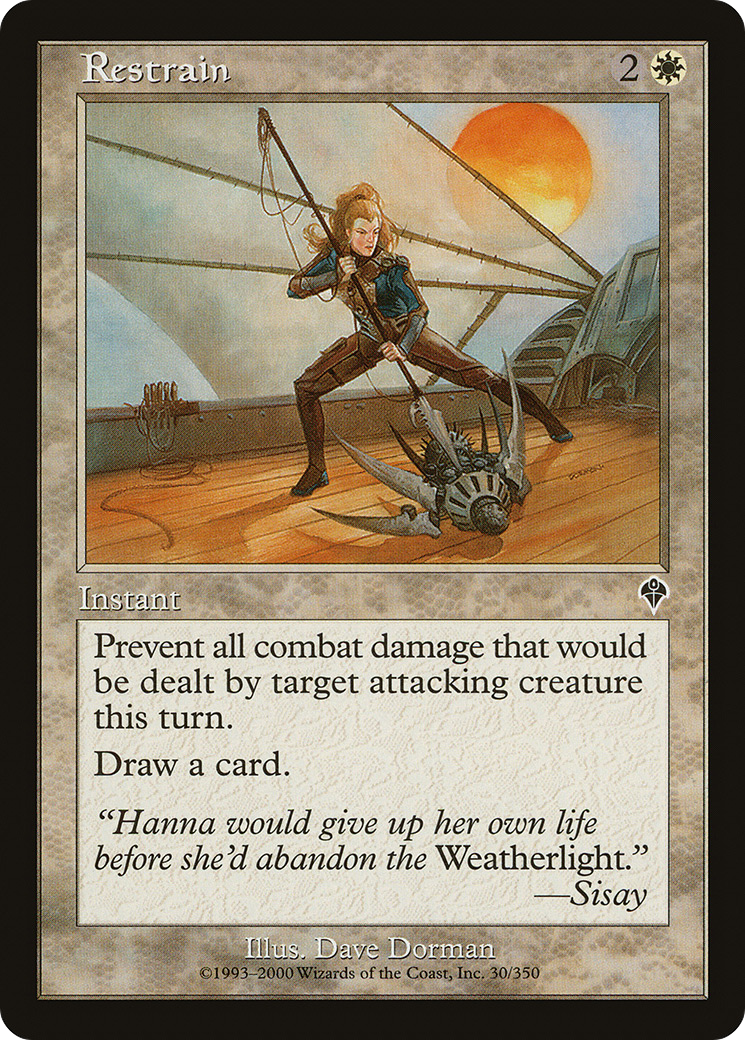 Image of Restrain (INV-030) - Invasion Foil