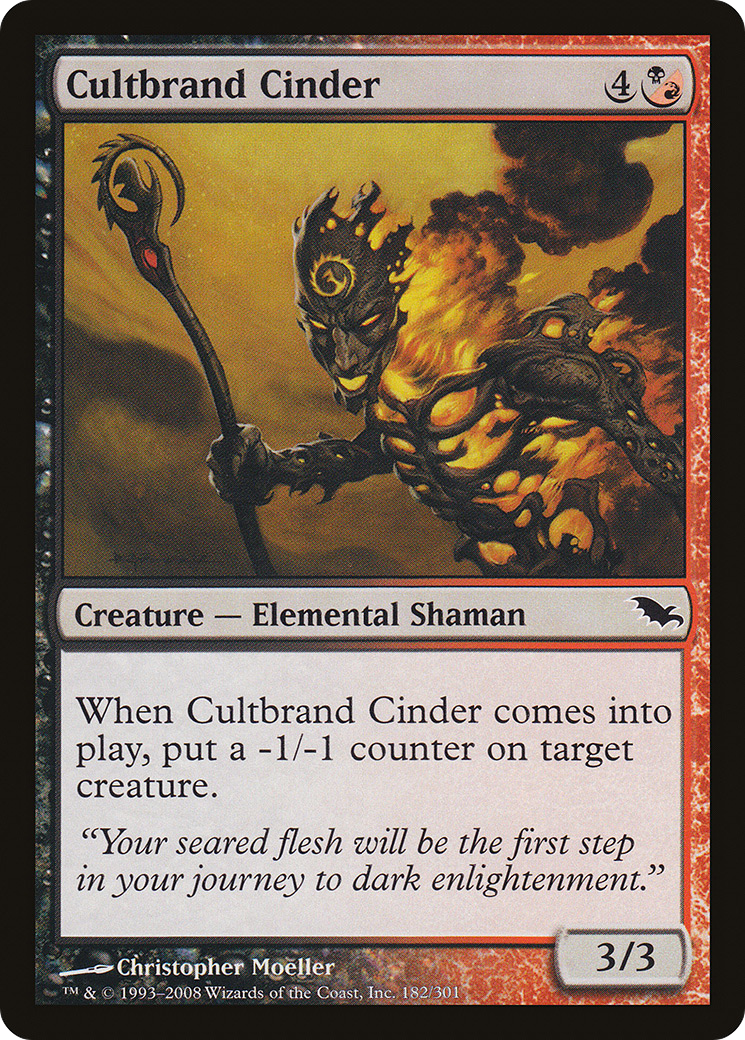 Image of Cultbrand Cinder (SHM-182) - Shadowmoor