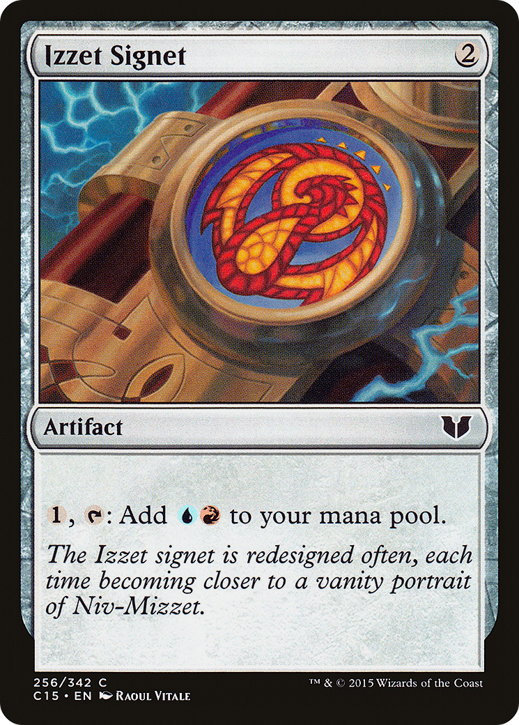 Image of Izzet Signet (C15-256) - Commander 2015