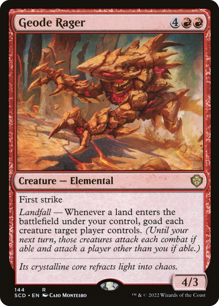 Image of Geode Rager (SCD-144) - Starter Commander Decks