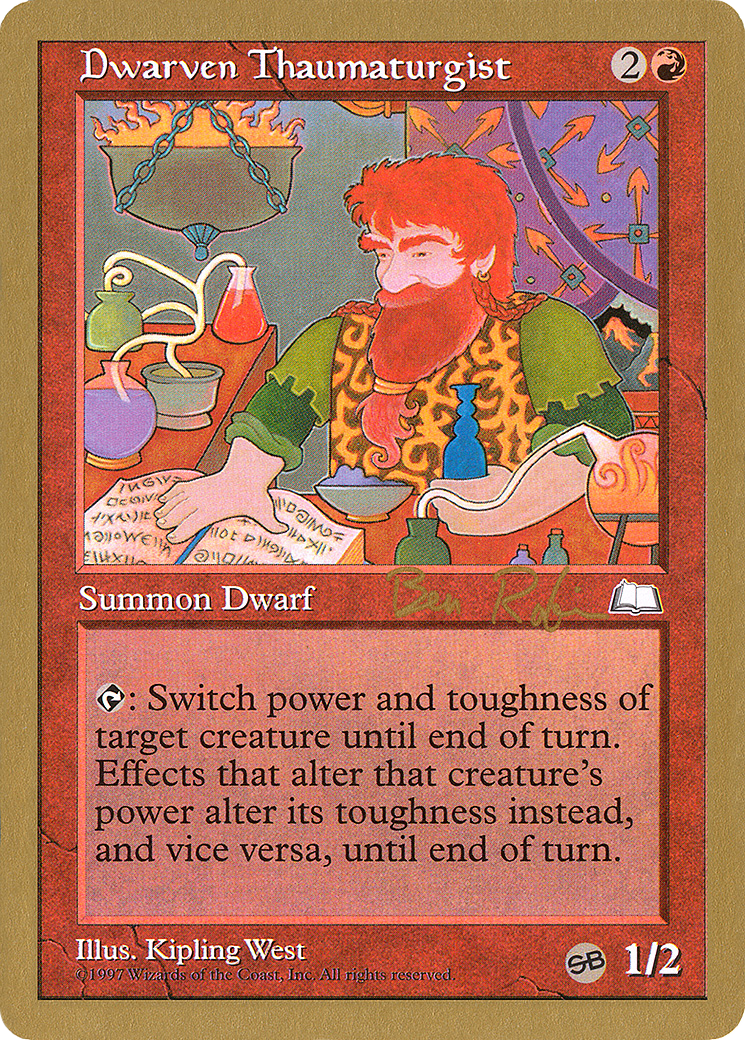 Image of Dwarven Thaumaturgist - 1998 Ben Rubin (WTH) (SB) (WCD-) - World Championship Decks 1998