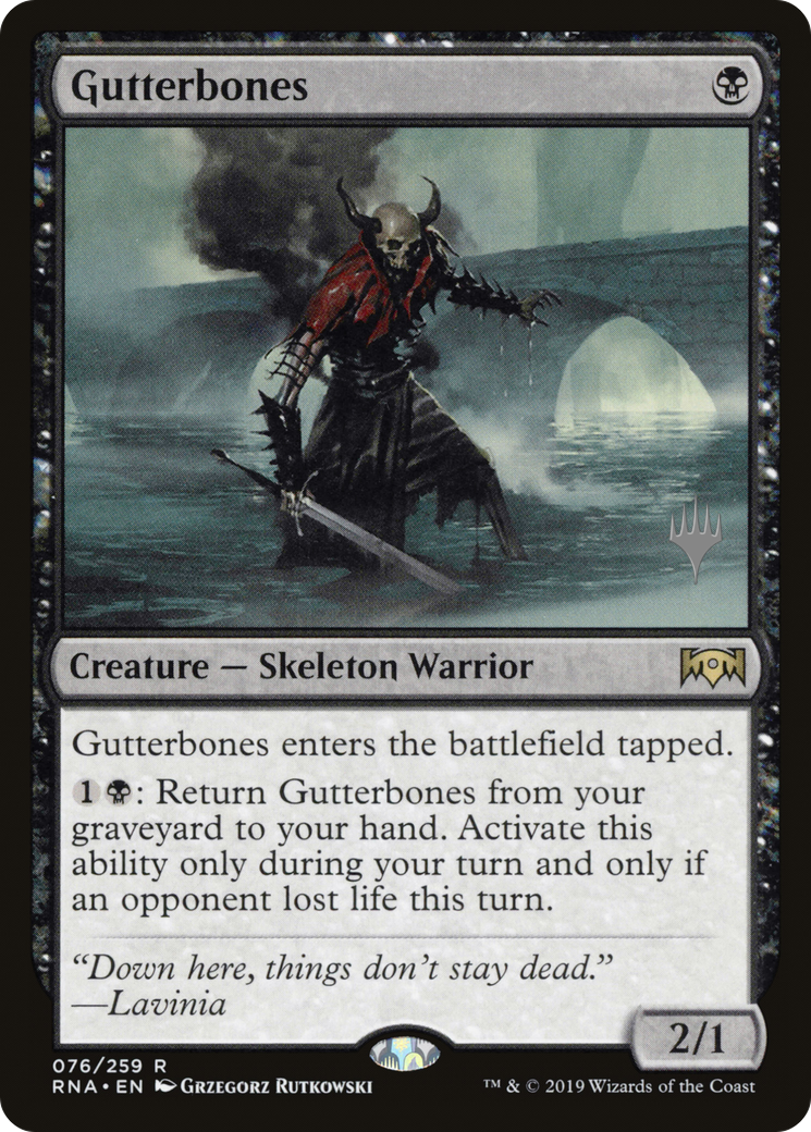 Image of Gutterbones (PPM20-076) - Ravnica Allegiance Promos Foil