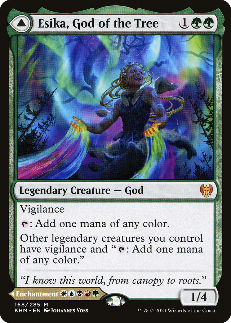 Image of Esika, God of the Tree (KHM-168) - Kaldheim Foil
