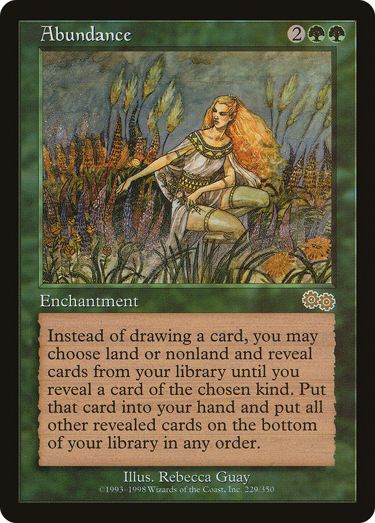 Image of Abundance (USG-229) - Urza's Saga