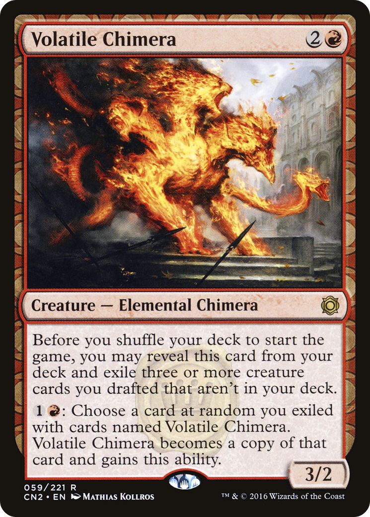 Image of Volatile Chimera (CN2-059) - Conspiracy: Take the Crown: (draft)