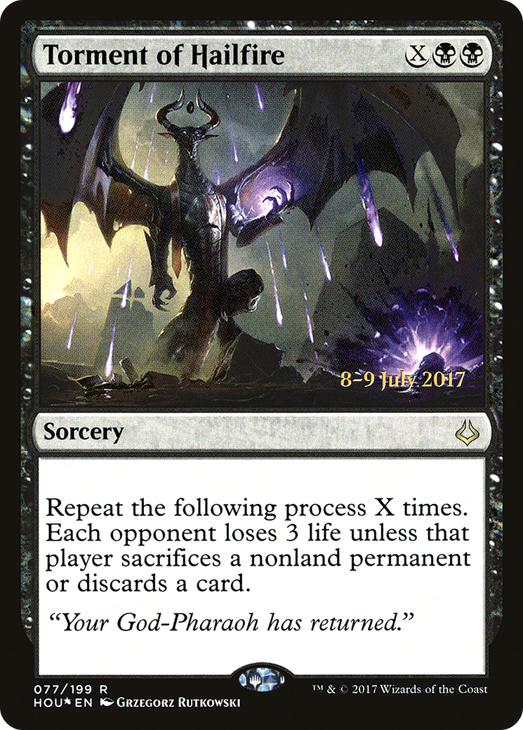 Image of Torment of Hailfire (PRE-077) - Hour of Devastation Promos Foil