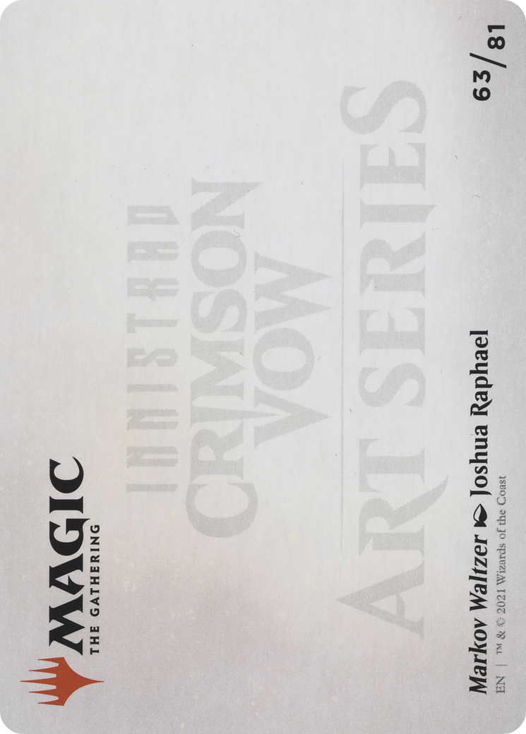 Image of Markov Waltzer // Markov Waltzer (AVOW-063) - Crimson Vow Art Series (Borderless)