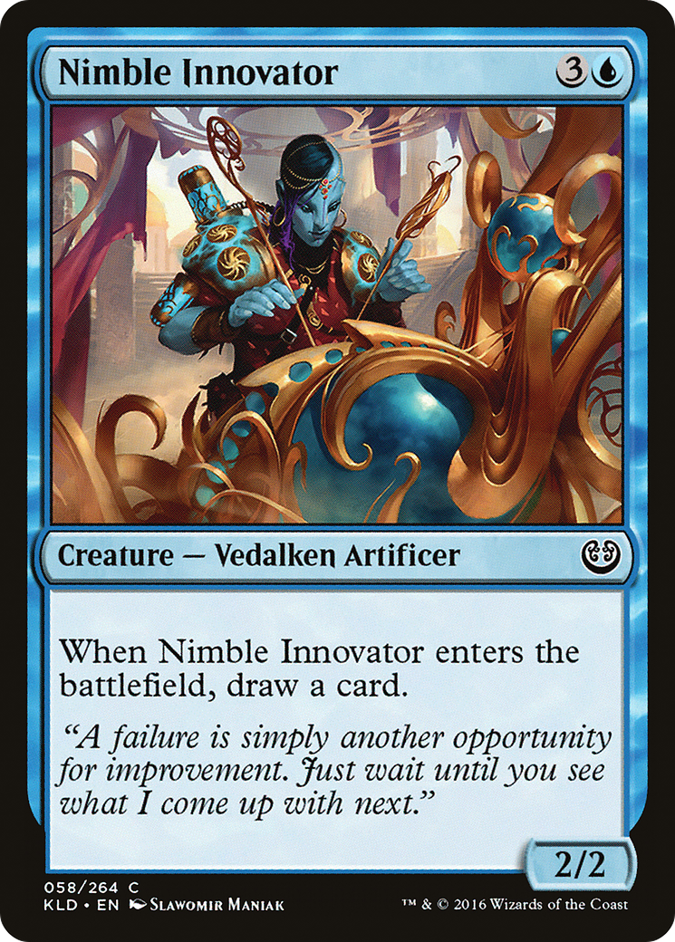 Image of Nimble Innovator (KLD-058) - Kaladesh Foil