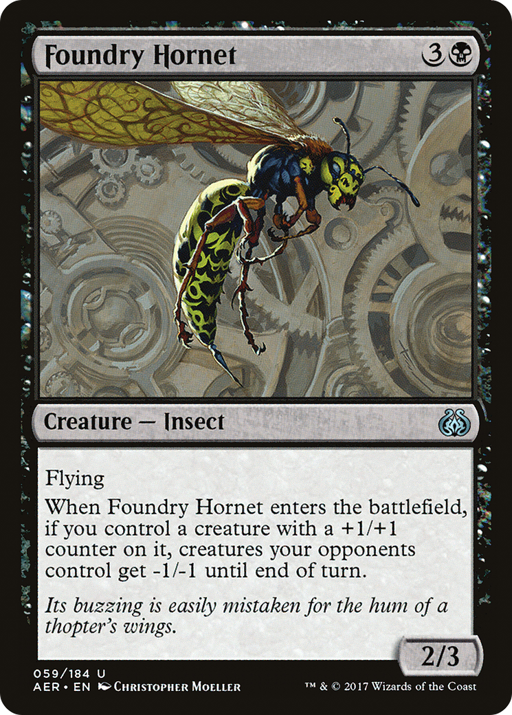 Image of Foundry Hornet (AER-059) - Aether Revolt Foil