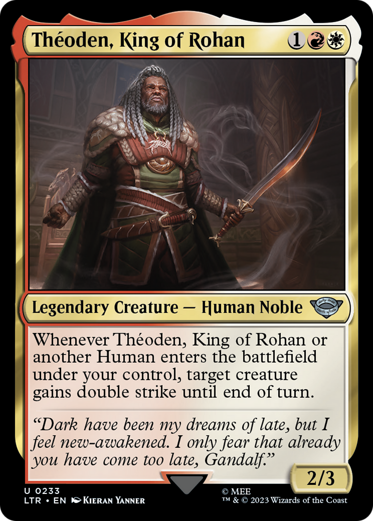 Image of Theoden, King of Rohan (LTR-233) - The Lord of the Rings: Tales of Middle-earth