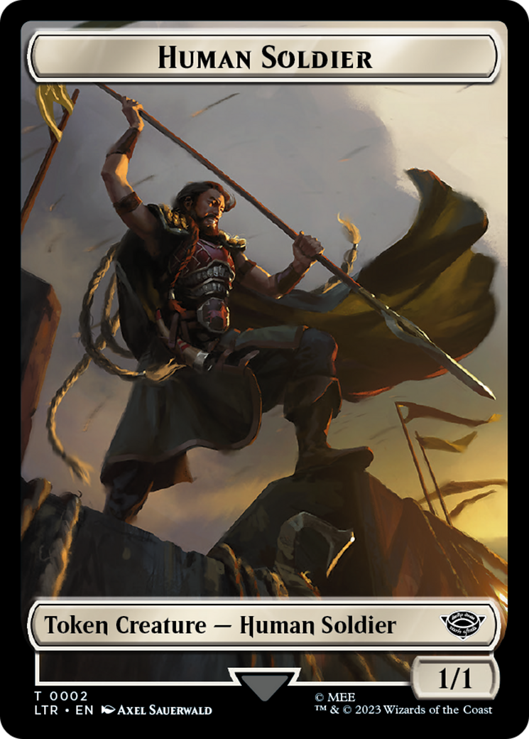 Image of Human Soldier (TLTR-002) - Tales of Middle-earth Tokens