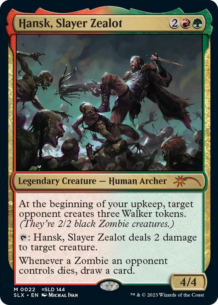 Image of Hansk, Slayer Zealot (SLX-022) - Universes Within