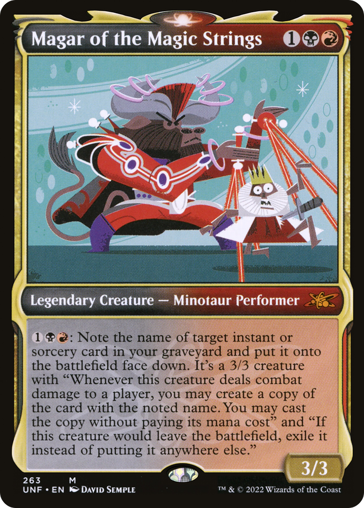 Image of Magar of the Magic Strings (Showcase) (UNF-263) - Unfinity: (Showcase) Foil