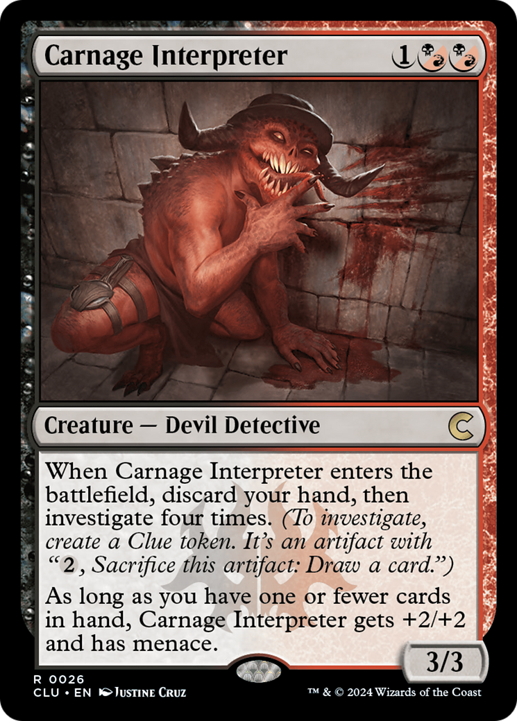 Image of Carnage Interpreter (CLU-026) - Ravnica: Clue Edition