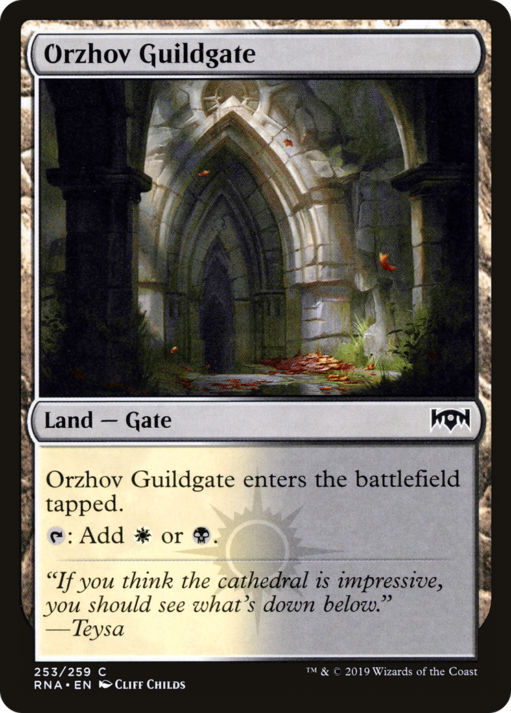 Image of Orzhov Guildgate (253) (RNA-253) - Ravnica Allegiance