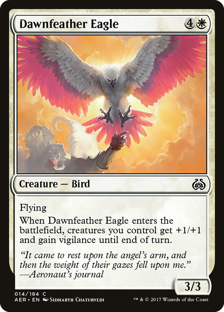 Image of Dawnfeather Eagle (AER-014) - Aether Revolt Foil