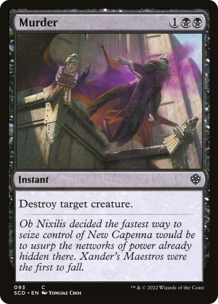 Image of Murder (SCD-093) - Starter Commander Decks