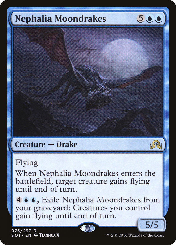 Image of Nephalia Moondrakes (SOI-075) - Shadows over Innistrad