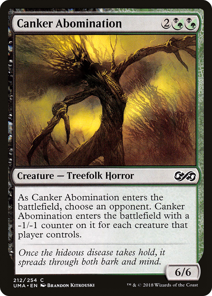 Image of Canker Abomination (UMA-212) - Ultimate Masters Foil