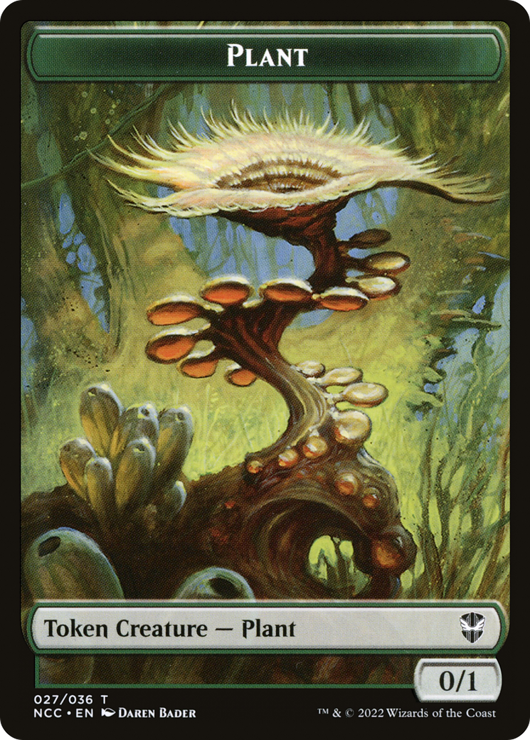 Image of Plant (TNCC-027) - New Capenna Commander Tokens Foil
