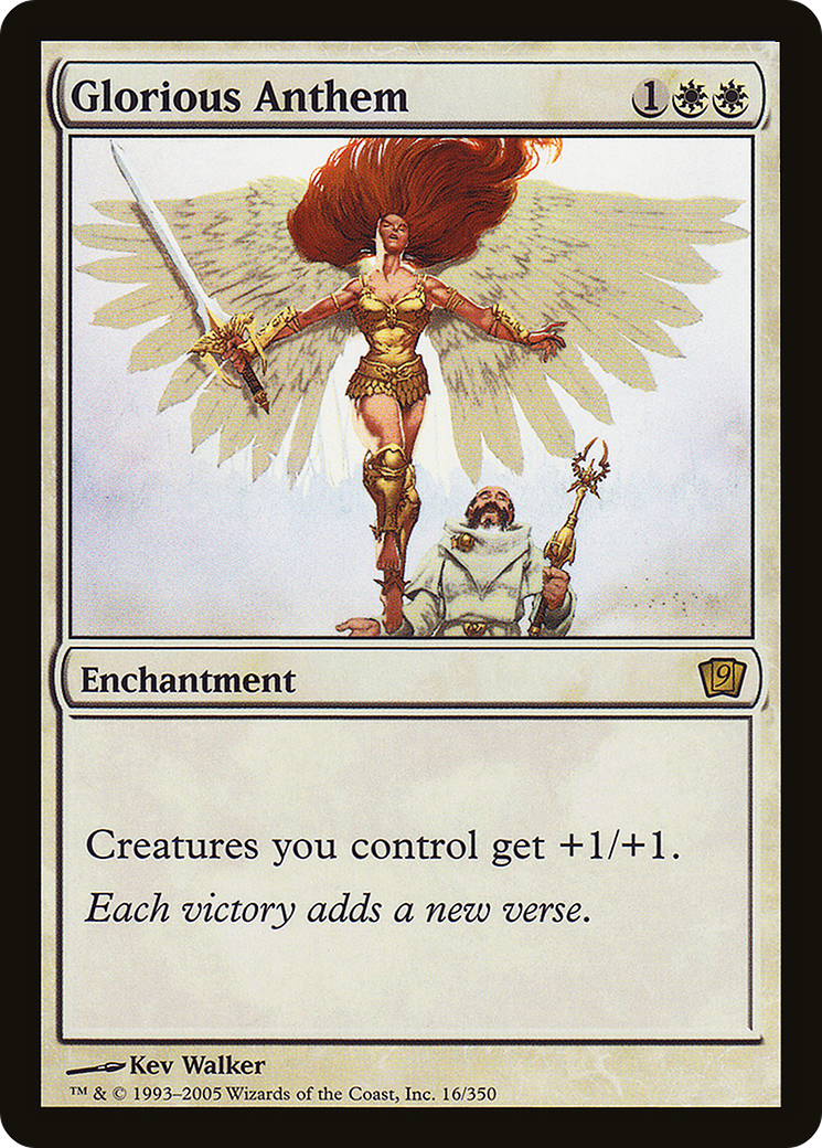 Image of Glorious Anthem (9ED-16★) - 9th Edition Foil