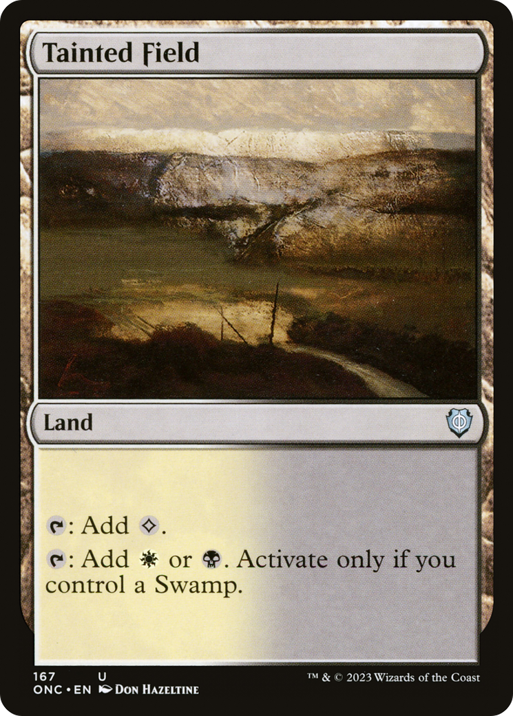 Image of Tainted Field (ONC-167) - Phyrexia: All Will Be One Commander
