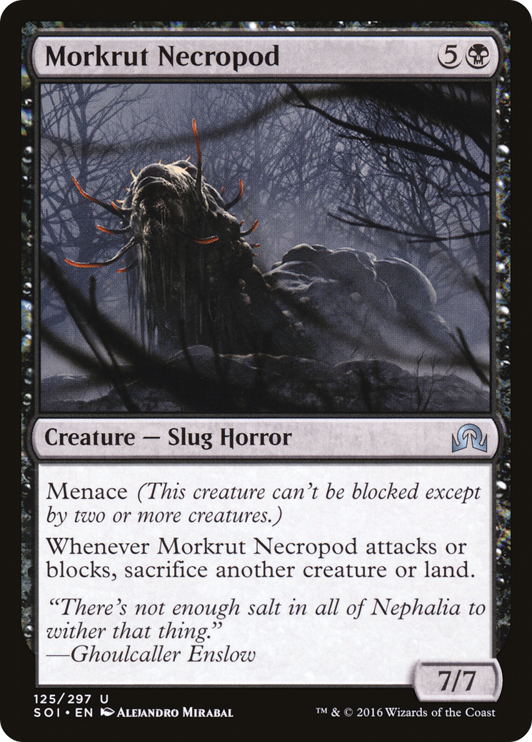 Image of Morkrut Necropod (SOI-125) - Shadows over Innistrad Foil