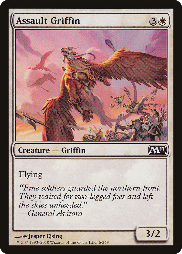 Image of Assault Griffin (M11-006) - Magic 2011 Foil