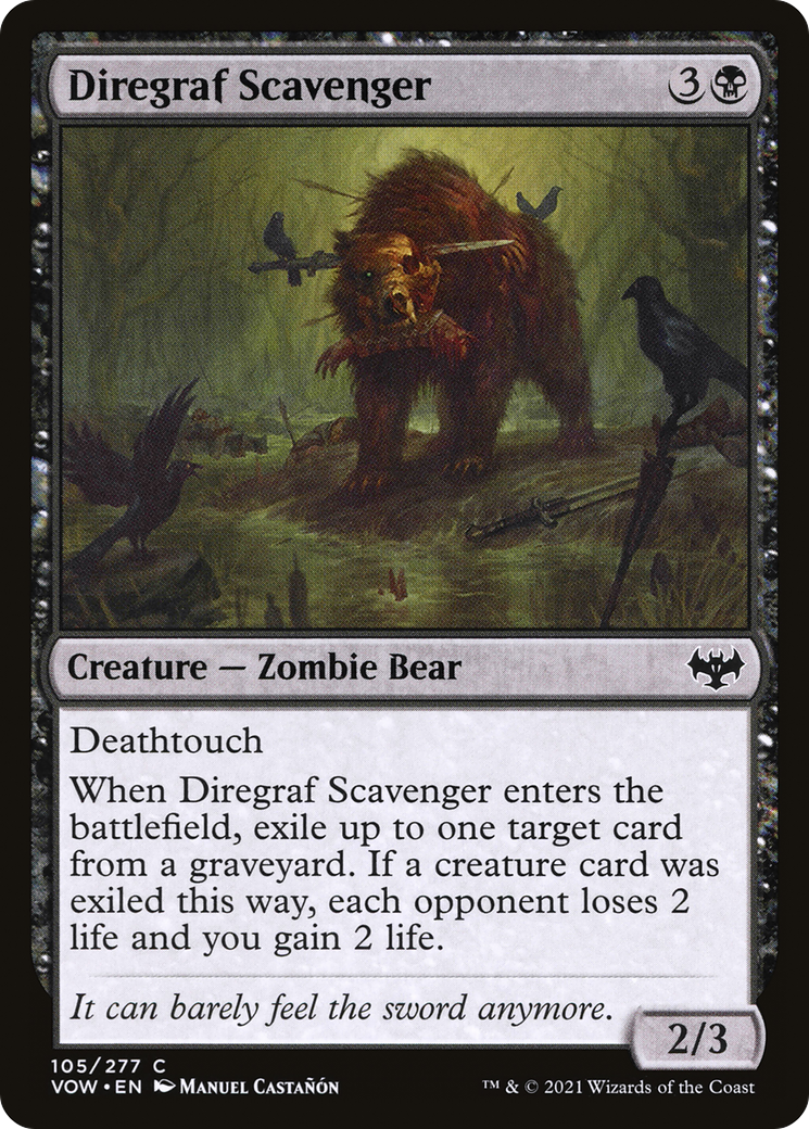 Image of Diregraf Scavenger (VOW-105) - Innistrad: Crimson Vow Foil