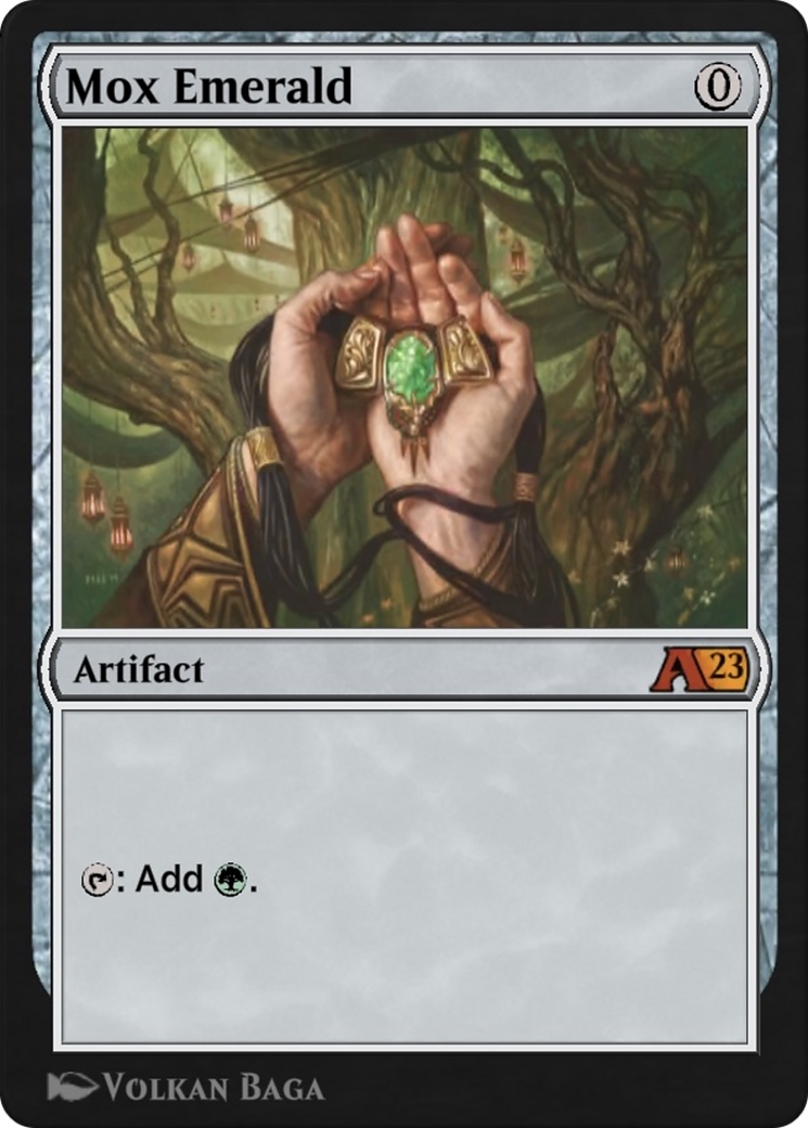 Image of Mox Emerald (YDMU-036) - Alchemy: Dominaria