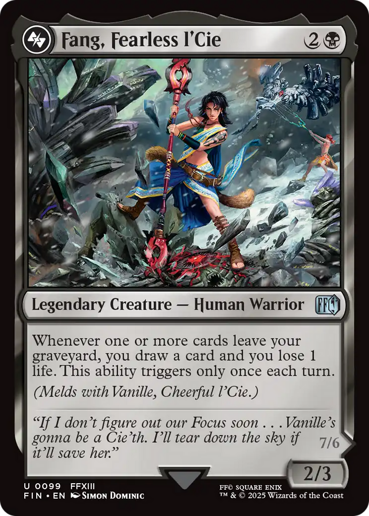 Image of Fang, Fearless l'Cie (FIN-099) - FINAL FANTASY