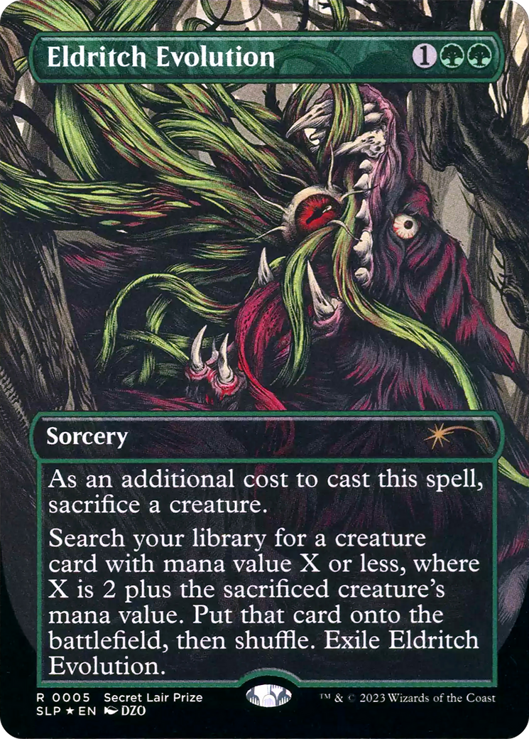 Image of Eldritch Evolution (SLP-005) - Secret Lair Showdown (Borderless)