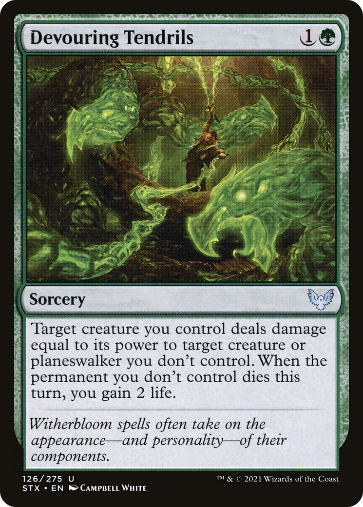 Image of Devouring Tendrils (STX-126) - Strixhaven: School of Mages