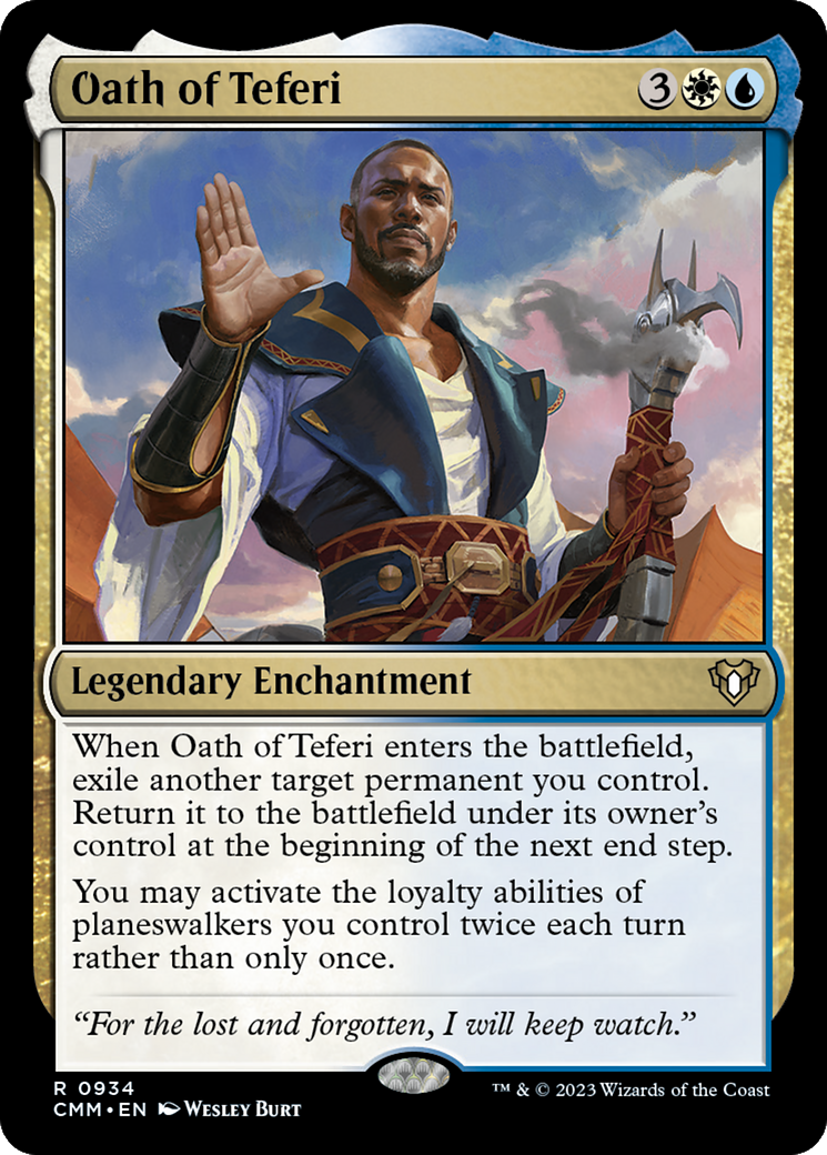 Image of Oath of Teferi (CMM-934) - Commander Masters