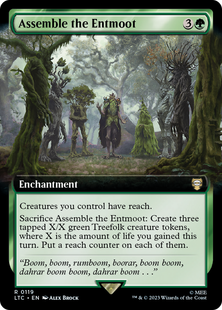 Image of Assemble the Entmoot (Extended Art) (LTC-119) - Tales of Middle-earth Commander: (Extended Art)