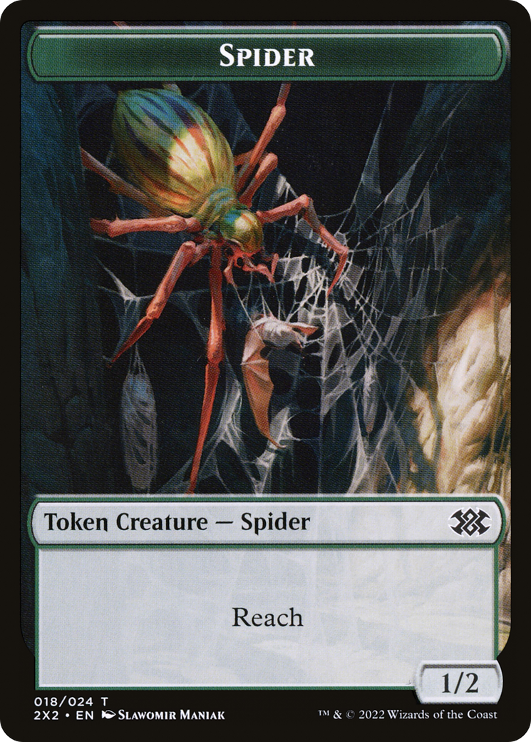 Image of Spider (T2X2-018) - Double Masters 2022 Tokens