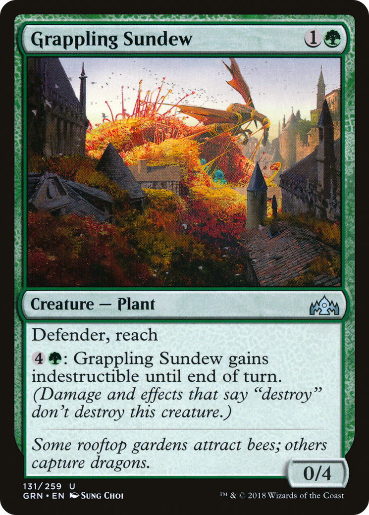 Image of Grappling Sundew (GRN-131) - Guilds of Ravnica Foil