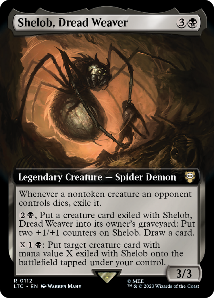 Image of Shelob, Dread Weaver (Extended Art) (LTC-112) - Tales of Middle-earth Commander: (Extended Art) Foil