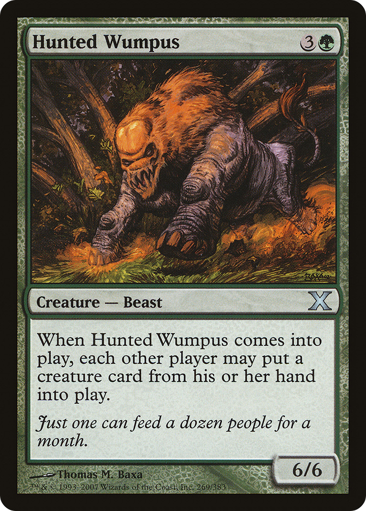 Image of Hunted Wumpus (10E-269) - Tenth Edition Foil