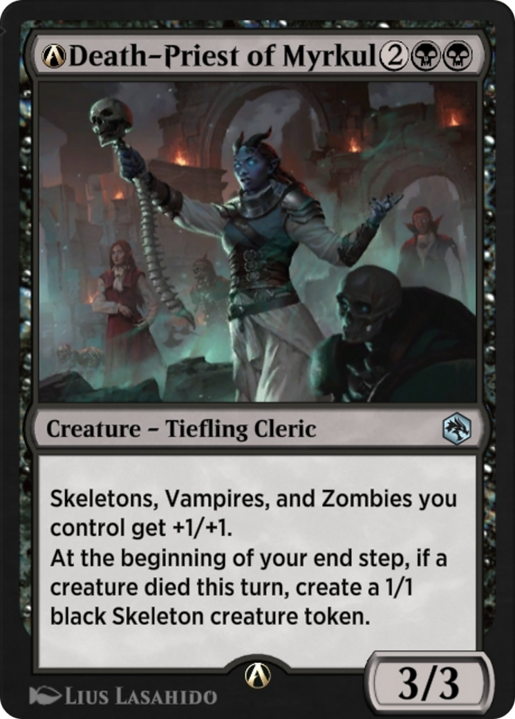 Image of A-Death-Priest of Myrkul (AFR-A-95) - Adventures in the Forgotten Realms